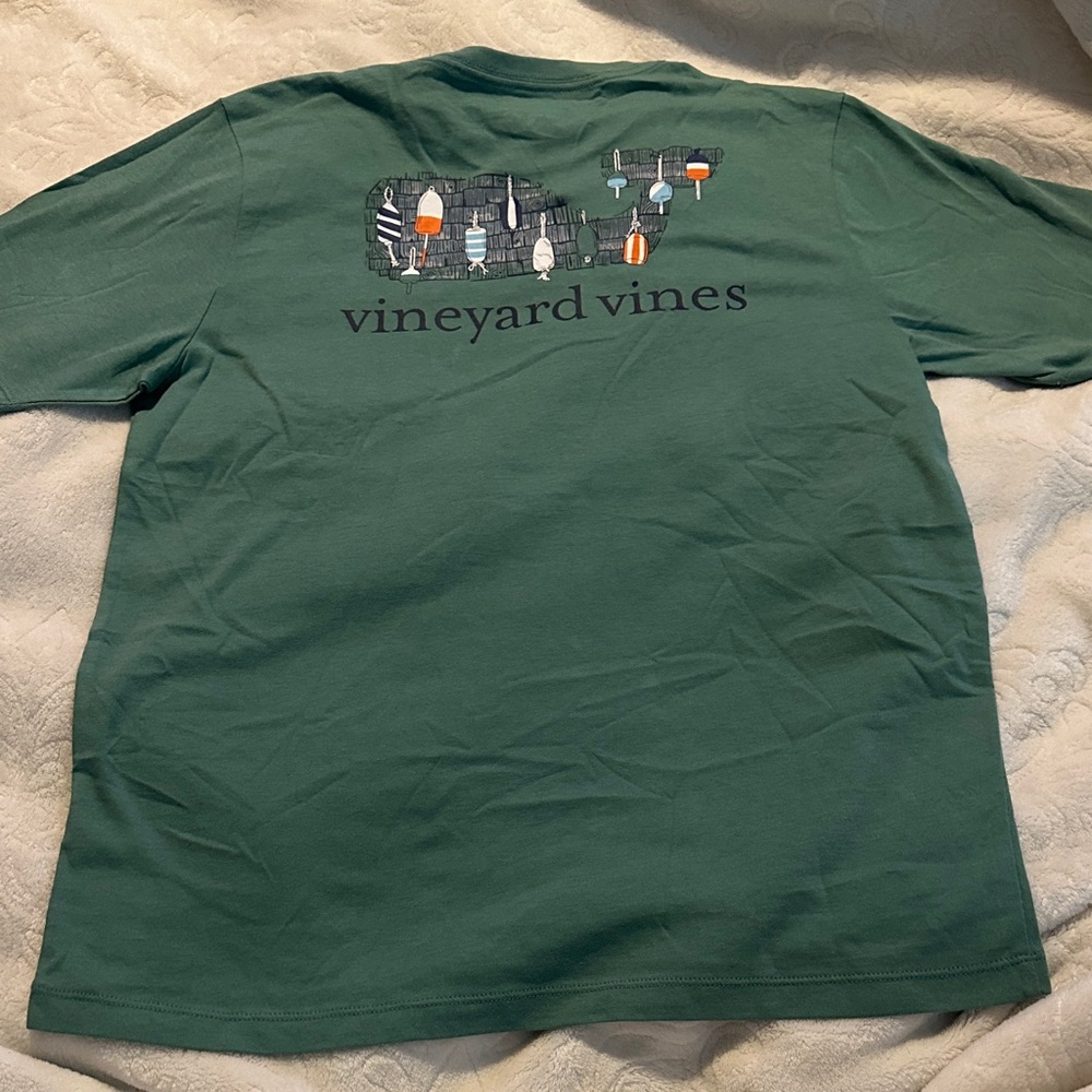 Vineyard Vines Short Sleeve Buoy Whale Pocket Tee Sz Boys XL (18) NWT